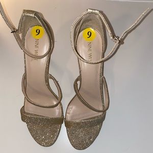 Glitter Nine West heels